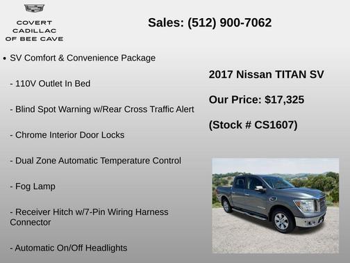 Gun Metallic 2017 Nissan Titan SV