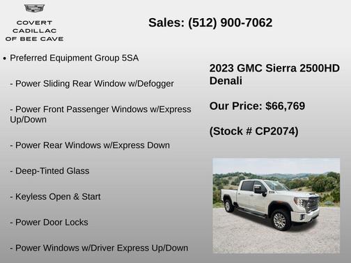 Ebony Twilight Metallic 2023 GMC Sierra 2500 Denali