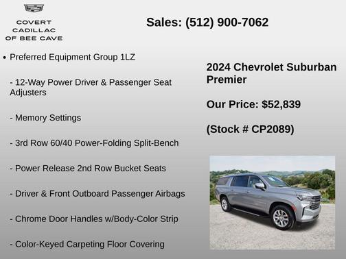 Sterling Gray Metallic 2024 Chevrolet Suburban Premier