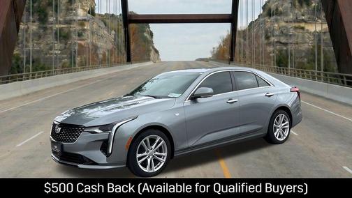 Silver Metallic 2026 Cadillac CT4 Luxury RWD