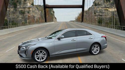 Silver Metallic 2026 Cadillac CT4 Luxury RWD