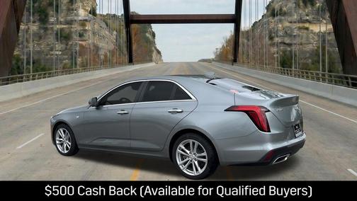 Silver Metallic 2026 Cadillac CT4 Luxury RWD