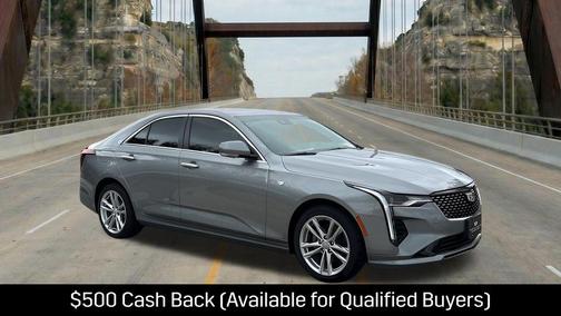 Silver Metallic 2026 Cadillac CT4 Luxury RWD