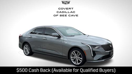 Silver Metallic 2026 Cadillac CT4 Luxury RWD