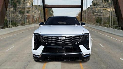 Vibrant White Tricoat 2026 Cadillac Escalade IQ Luxury