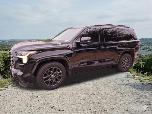 Midnight Black Metallic 2024 Toyota Sequoia Platinum