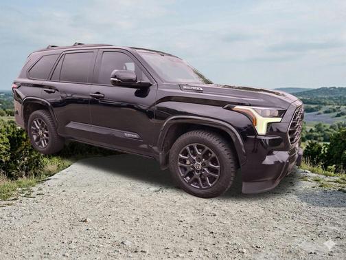 Midnight Black Metallic 2024 Toyota Sequoia Platinum