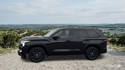 Midnight Black Metallic 2024 Toyota Sequoia Platinum