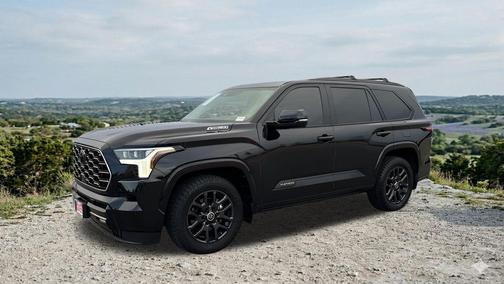 Midnight Black Metallic 2024 Toyota Sequoia Platinum