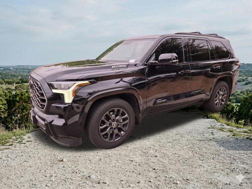 Midnight Black Metallic 2024 Toyota Sequoia Platinum