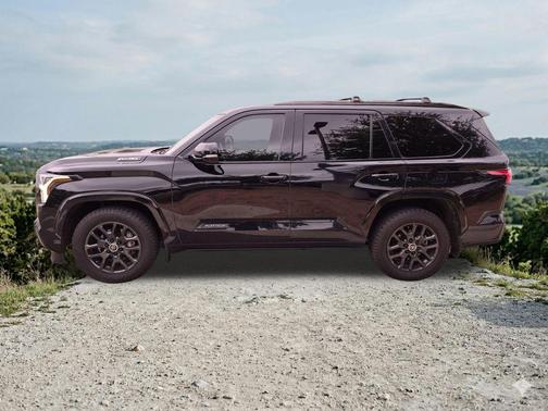 Midnight Black Metallic 2024 Toyota Sequoia Platinum