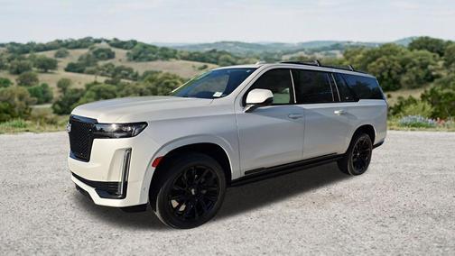 Crystal White Tricoat 2023 Cadillac Escalade ESV Sport Platinum