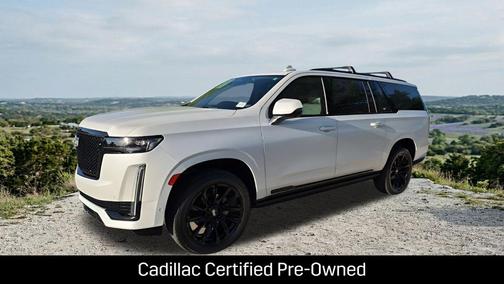 Crystal White Tricoat 2023 Cadillac Escalade ESV Sport Platinum