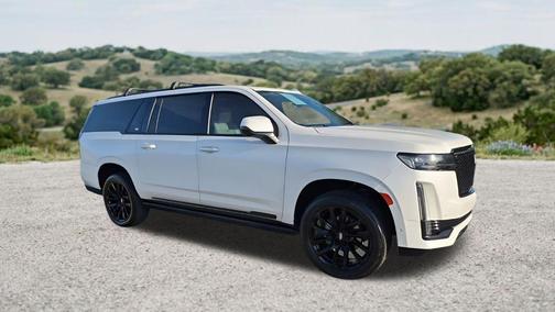 Crystal White Tricoat 2023 Cadillac Escalade ESV Sport Platinum