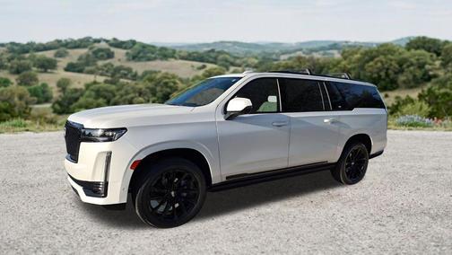 Crystal White Tricoat 2023 Cadillac Escalade ESV Sport Platinum