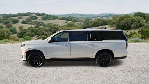 Crystal White Tricoat 2023 Cadillac Escalade ESV Sport Platinum