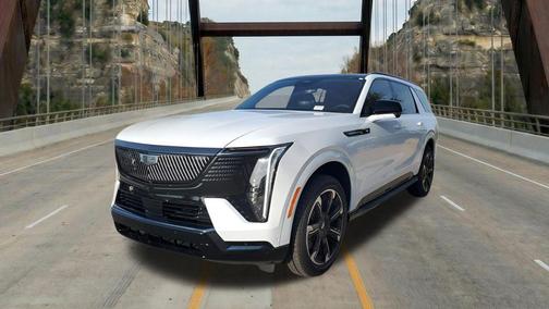 Vibrant White Tricoat 2026 Cadillac Escalade IQL Premium Sport