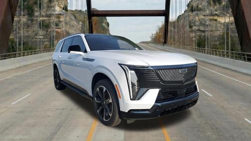 Vibrant White Tricoat 2026 Cadillac Escalade IQL Premium Sport