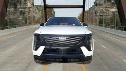 Vibrant White Tricoat 2026 Cadillac Escalade IQL Premium Sport