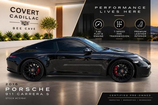 Black 2016 Porsche 911 Carrera GTS