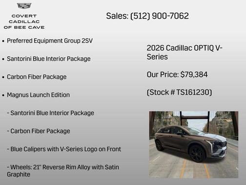 Magnus Metal Frost 2026 Cadillac OPTIQ V-Series
