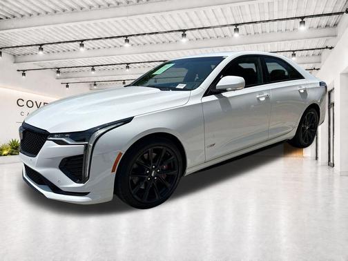 Summit White 2023 Cadillac CT4-V V-Series