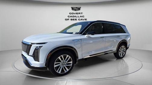 Vibrant White Tricoat 2026 Cadillac VISTIQ Luxury