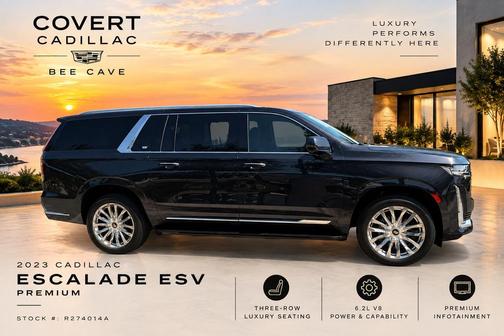 Galactic Gray Metallic 2023 Cadillac Escalade ESV Premium Luxury