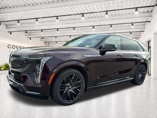 Black Cherry Tintcoat 2025 Cadillac Escalade IQ Sport 1