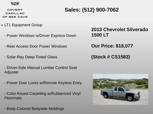 Silver Ice Metallic 2013 Chevrolet Silverado 1500 LT