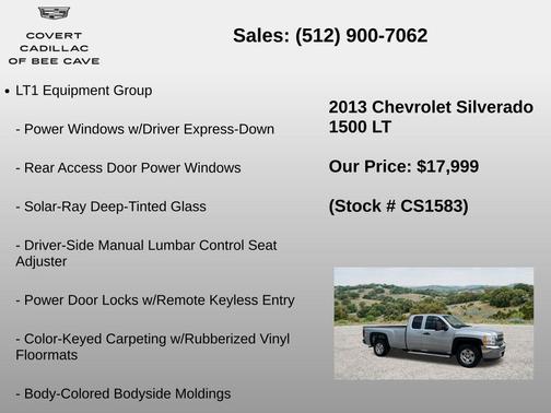 Silver Ice Metallic 2013 Chevrolet Silverado 1500 LT