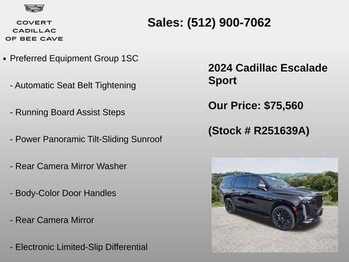 Black Raven 2024 Cadillac Escalade Sport