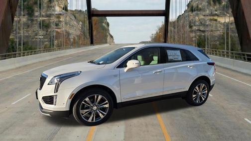 Crystal White Tricoat 2026 Cadillac XT5 Premium Luxury