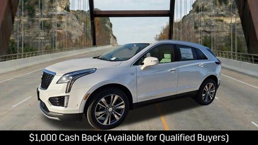 Crystal White Tricoat 2026 Cadillac XT5 Premium Luxury