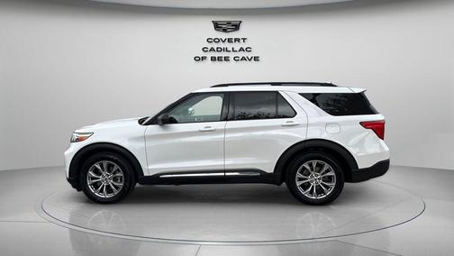 Star White Metallic Tri-Coat 2020 Ford Explorer XLT
