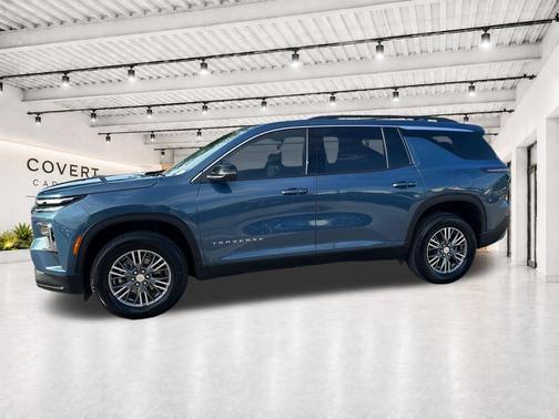 Lakeshore Blue Metallic 2024 Chevrolet Traverse LT