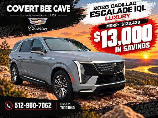 Luna Metallic 2026 Cadillac Escalade IQL Luxury