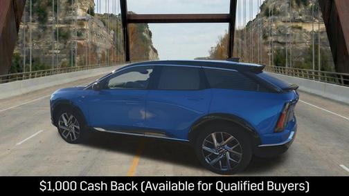 Coastal Blue Metallic 2026 Cadillac OPTIQ Luxury