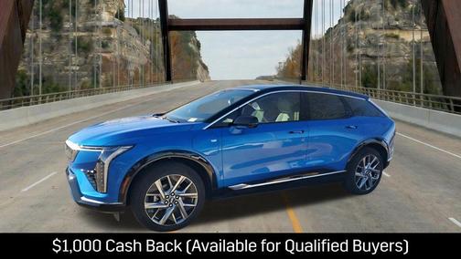 Coastal Blue Metallic 2026 Cadillac OPTIQ Luxury
