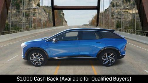 Coastal Blue Metallic 2026 Cadillac OPTIQ Luxury