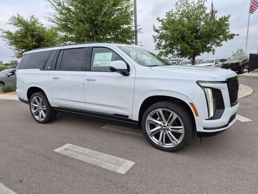 Vibrant White Tricoat 2026 Cadillac Escalade ESV Sport