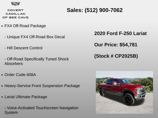 Rapid Red Metallic Tinted Clearcoat 2020 Ford F-250 Lariat