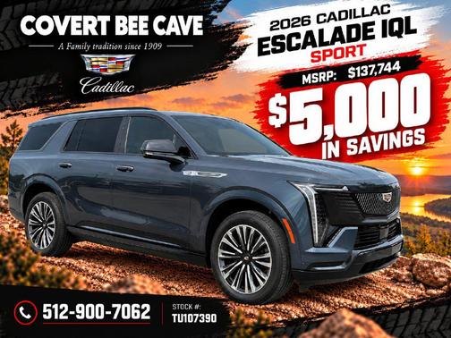 Deep Space Metallic 2026 Cadillac Escalade IQL Sport