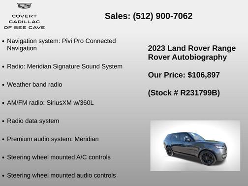 2023 Land Rover Range Rover Autobiography