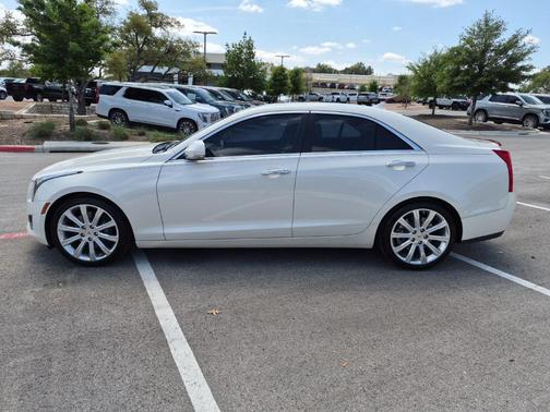 White Diamond Clearcoat 2013 Cadillac ATS 2.5L Luxury