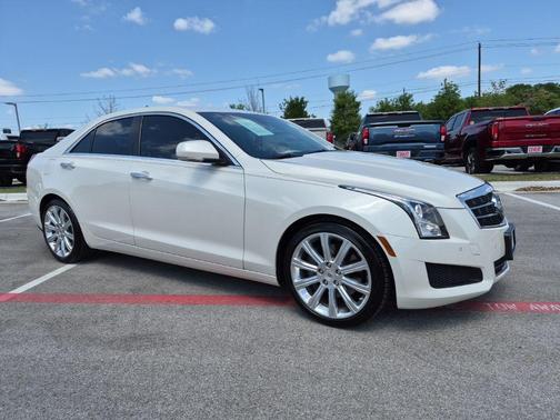 White Diamond Clearcoat 2013 Cadillac ATS 2.5L Luxury