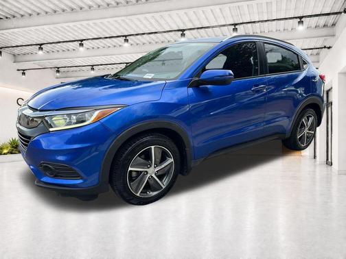 Aegean Blue Metallic 2022 Honda HR-V EX