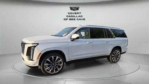 Vibrant White Tricoat 2026 Cadillac Escalade ESV Luxury