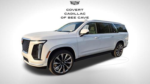 Vibrant White Tricoat 2026 Cadillac Escalade ESV Luxury