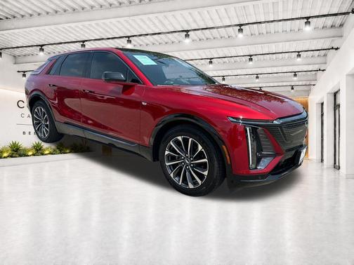 Radiant Red Tintcoat 2024 Cadillac LYRIQ Sport